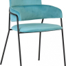 Стул  светло-бирюзовый с чёрными ножками Bradex Home 593822
