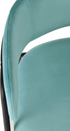 Стул  светло-бирюзовый с чёрными ножками Bradex Home 593822