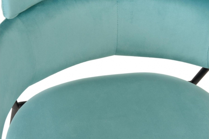 Стул  светло-бирюзовый с чёрными ножками Bradex Home 593822