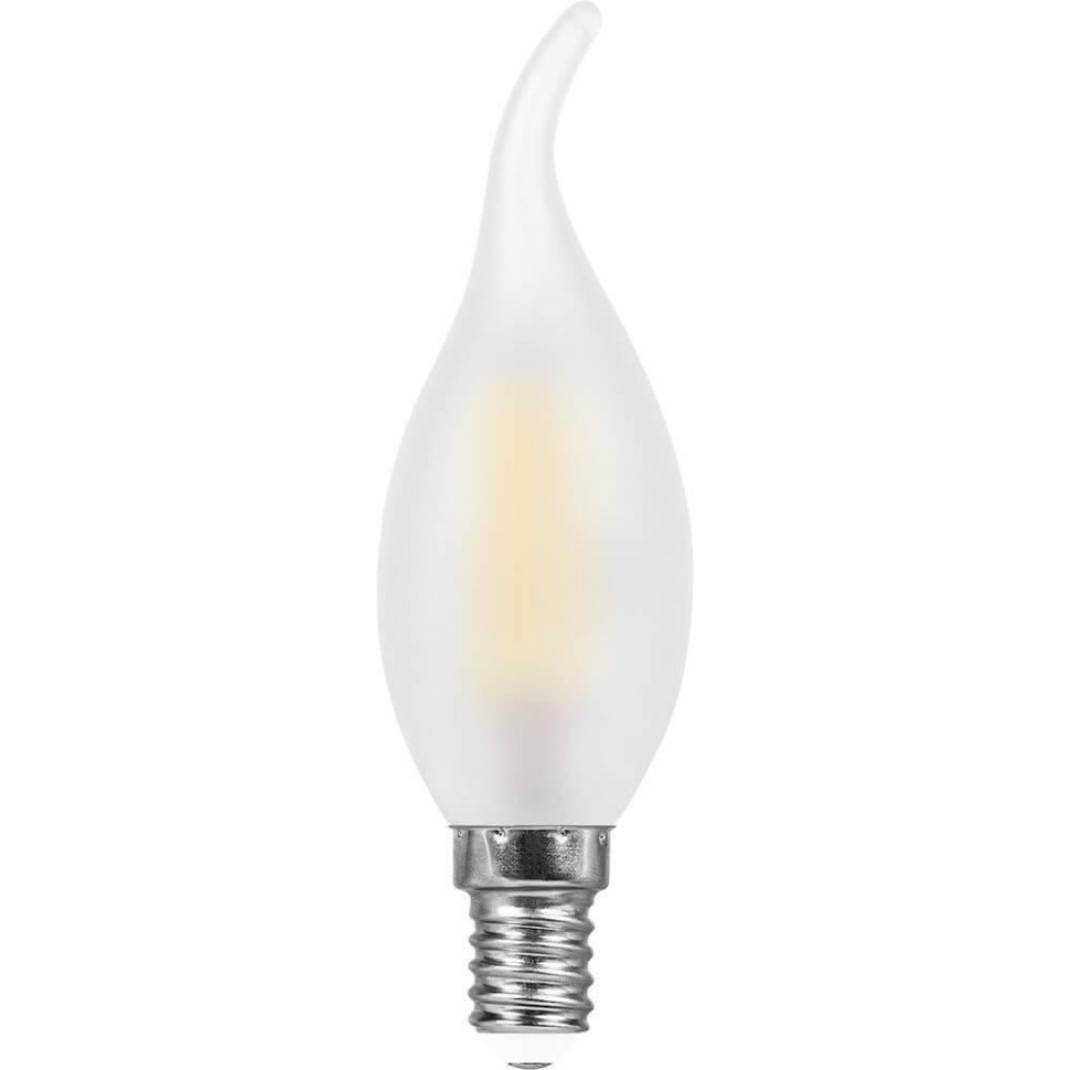 Лампа светодиодная Feron LB-714 Свеча на ветру E14 11W 2700K 38009 лампа gauss basic filament свеча на ветру 8 5w 590lm 2700к е14 milky led 1 10 50