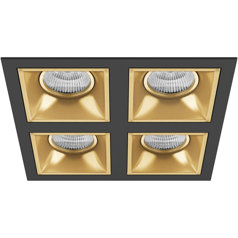 D54703030303 Встраиваемый светильник Domino Lightstar (комплект из 214547+214503+214503+214503+214503) рамка lightstar domino round 214697