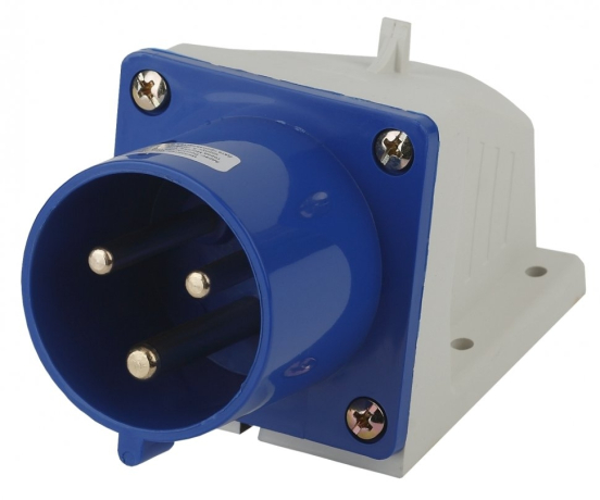 Вилка стационарная 523 2Р+РЕ 32А 220В IP44 Эра 168089