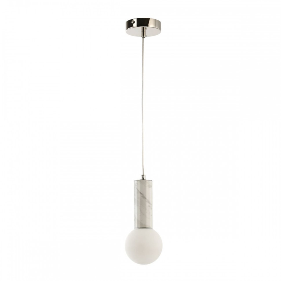 Светильник подвесной с лампочками, комплект от Lustrof. № 279820-617769, цвет никель - фото 1
