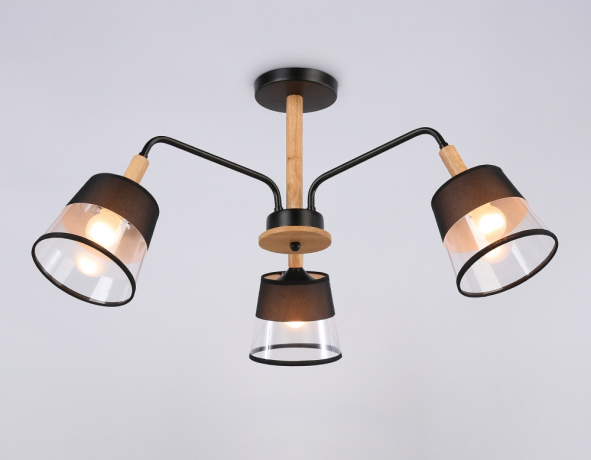 Люстра на штанге с лампочками Ambrella light TR4740+Lamps 