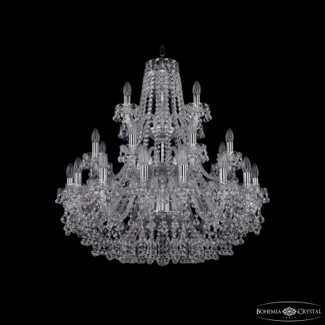 Люстра подвесная Bohemia Ivele Crystal 1409/16+8+4/300/3d Ni 