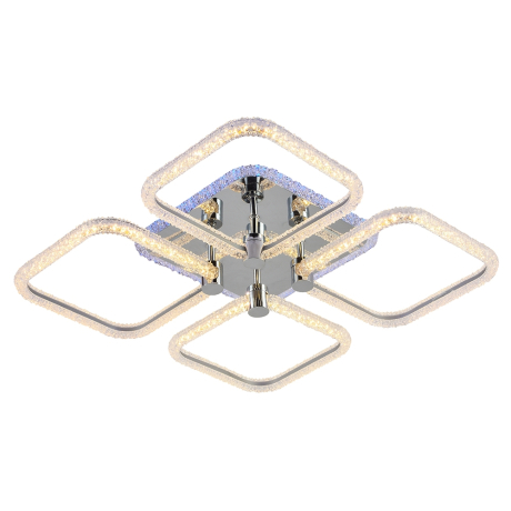 Потолочный светодиодный светильник с пультом ДУ Profit Light 8049/4 CHR 