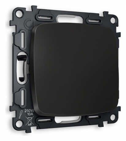 Выключатель перекрестный одноклавишный без рамки Ambrella Volt OMEGA MO801030 