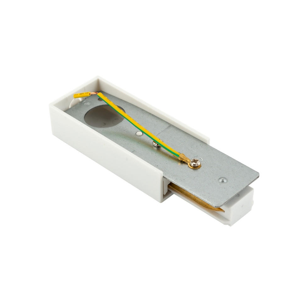 Соединитель-токопровод для однофазного шинопровода Denkirs TR1100-WH, цвет белый - фото 3