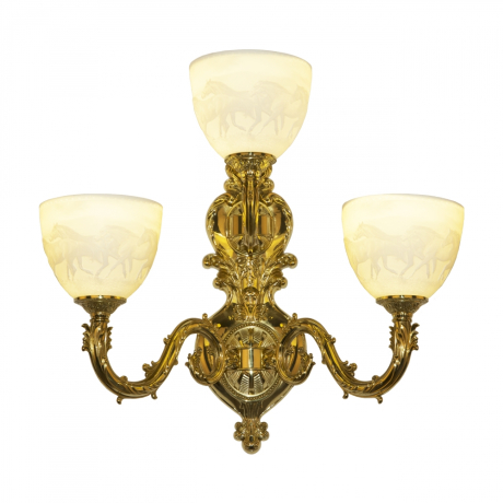 Бра Bohemia Ivele Crystal 7101B16/2+1/210 G P1 U Horse