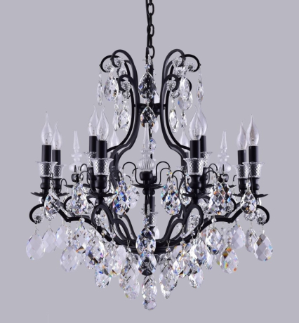 MAGNIFICO SP13 BLACK/TRANSPARENT Подвесная люстра CRYSTAL LUX MAGNIFICO 