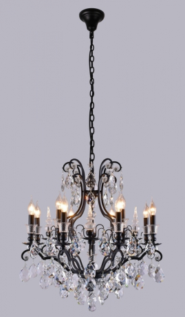 MAGNIFICO SP13 BLACK/TRANSPARENT Подвесная люстра CRYSTAL LUX MAGNIFICO 