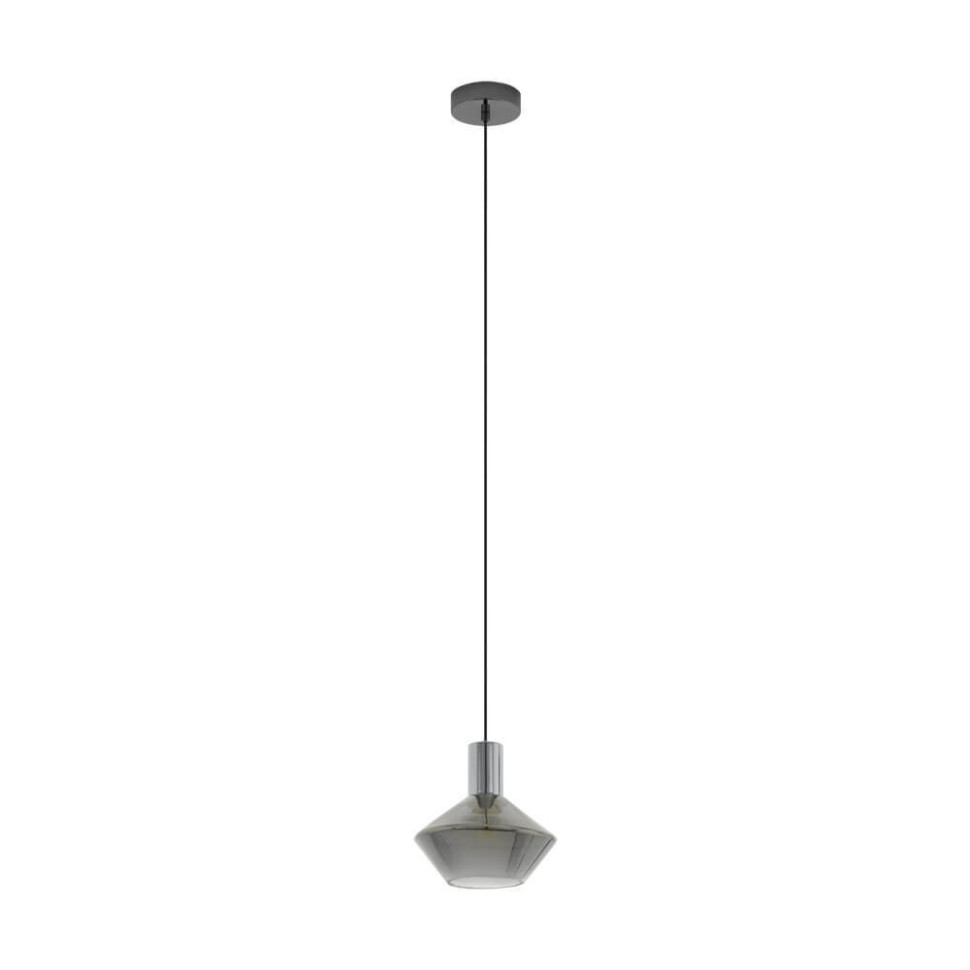 97423 Подвесной светильник Eglo Ponzano, цвет черный никель - фото 1