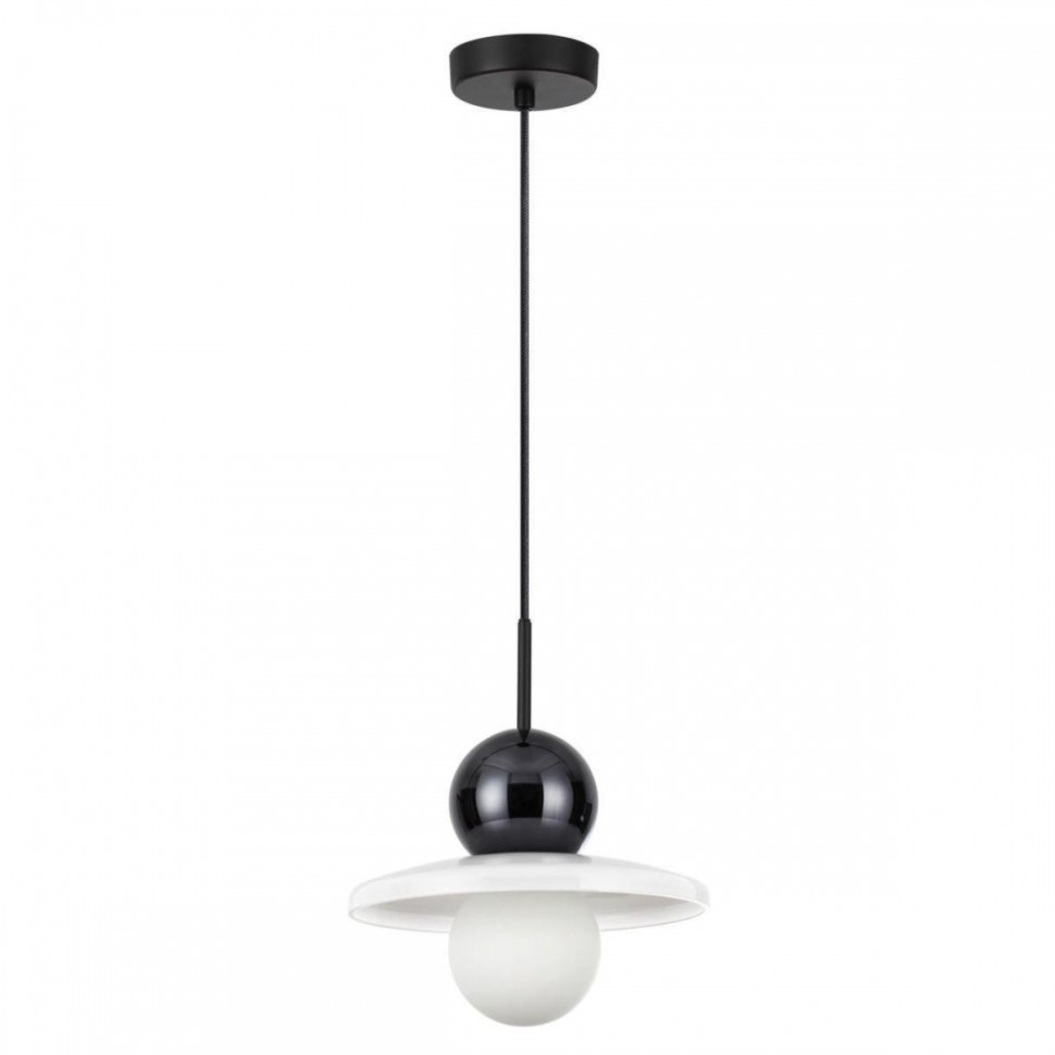 Подвесной светильник с лампочкой Odeon 5014/1D+Lamps, цвет черный 5014/1D+Lamps - фото 2