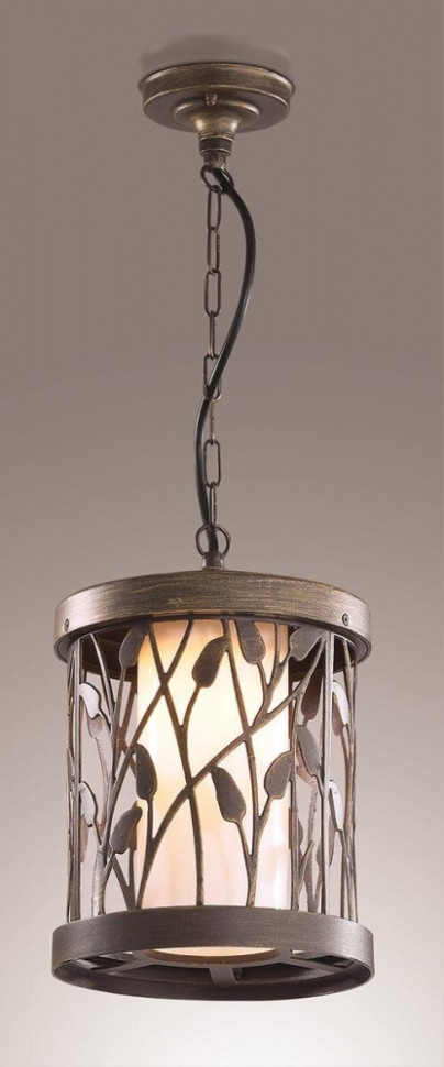 Подвесной уличный светильник со светодиодной лампочкой E27, комплект от Lustrof. №11867-624429, цвет коричневый - фото 3