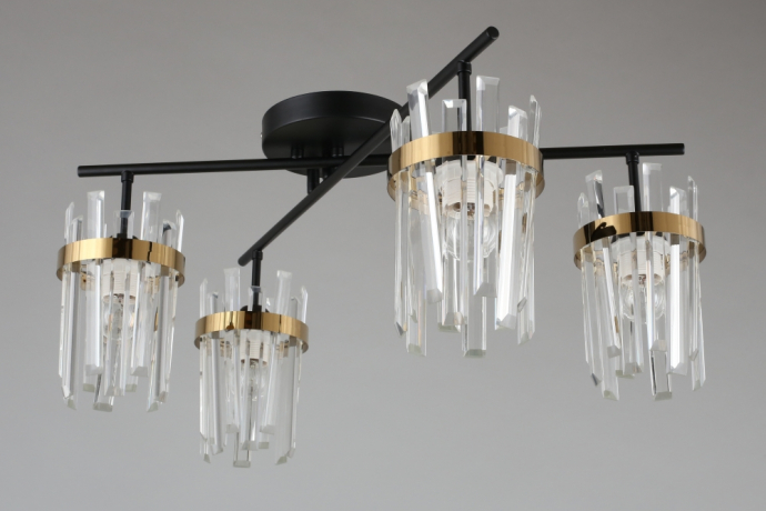 Потолочная люстра с лампочками Omnilux OML-67707-04+Lamps 