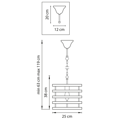 Подвесной светильник Lightstar Epsilon 735010 