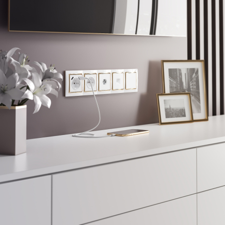 Заглушка для поста Werkel белый W1159201