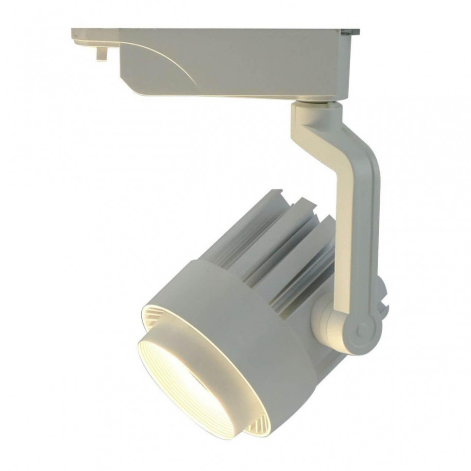 Однофазный LED светильник 30W 4000К для трека Arte Lamp Vigile A1630PL-1WH, цвет белый - фото 1