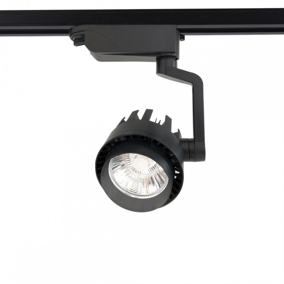 Однофазный LED светильник 10W 4200К для трека Ambrella light Track System GL6107 BK машинка для гибкого трека flash track с зацепами для петли красный