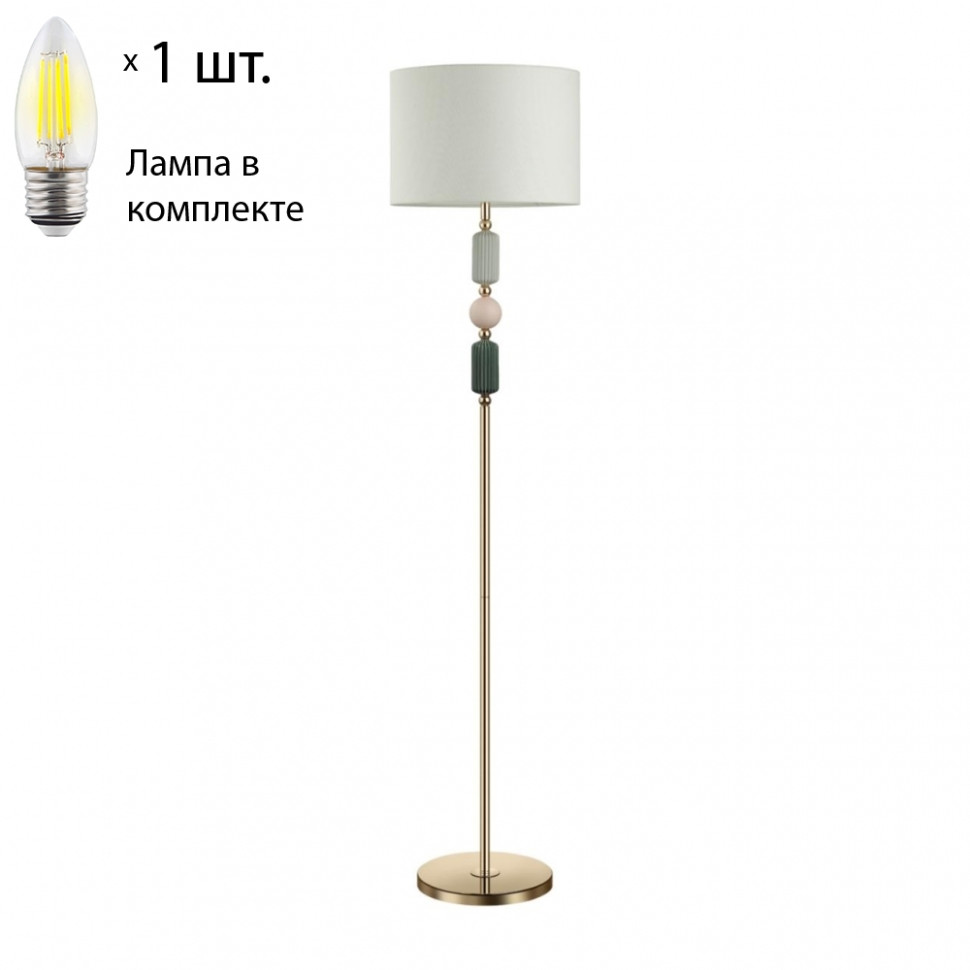 Торшер со светодиодной лампочкой, комплект от Lustrof. №304028-622795