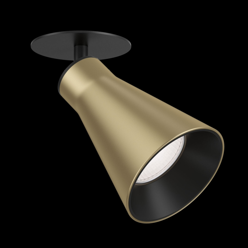 Встраиваемый светодиодный светильник Maytoni Virar C059CL-01MG, цвет матовое золото - фото 2