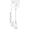 Подвесной светильник Lightstar Cone 757017 