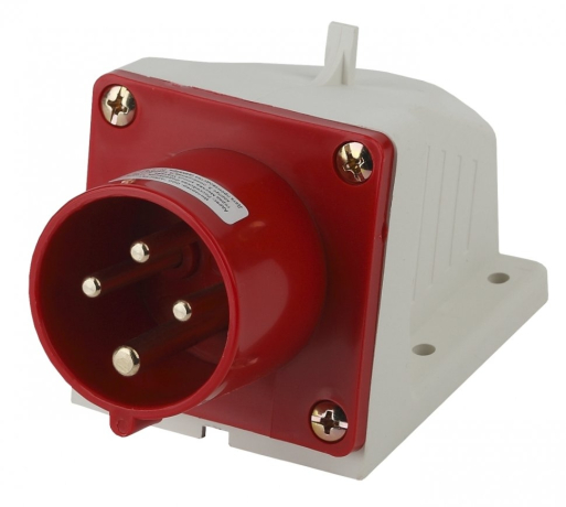 Вилка стационарная 514 3Р+РЕ 16А 380В IP44 Эра 168087