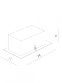 Нарушена упаковка!  <94842> Встраиваемый светильник Arte Lamp Cardani Piccolo A5941PL-2BK