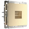 Розетка Ethernet RJ-45 без рамки Werkel шампань рифленый W1181010