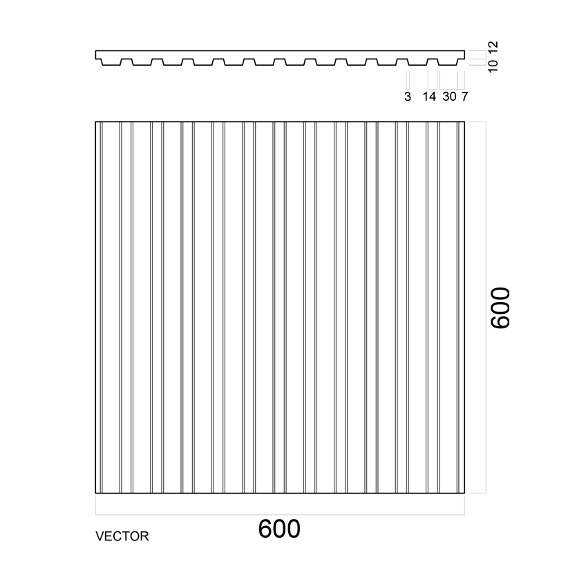 Гипсовая панель Vector Artpole M-0055 - фото 2