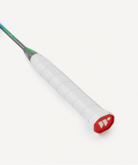 Нарушена упаковка!  <772239> Ракетка для бадминтона Carbon Pro 98, серый/зеленый WISH ЦБ-00004411