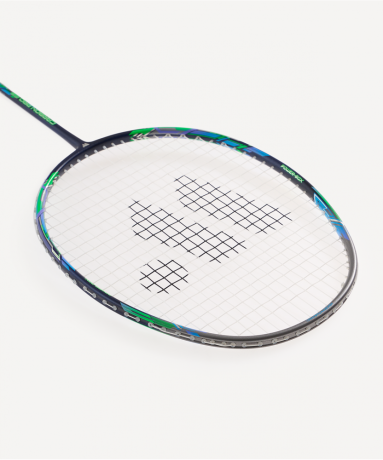 Нарушена упаковка!  <772239> Ракетка для бадминтона Carbon Pro 98, серый/зеленый WISH ЦБ-00004411