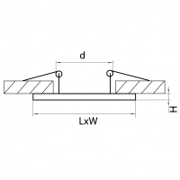 217816 Рамка для встраиваемого светильника Lightstar серии Intero 111