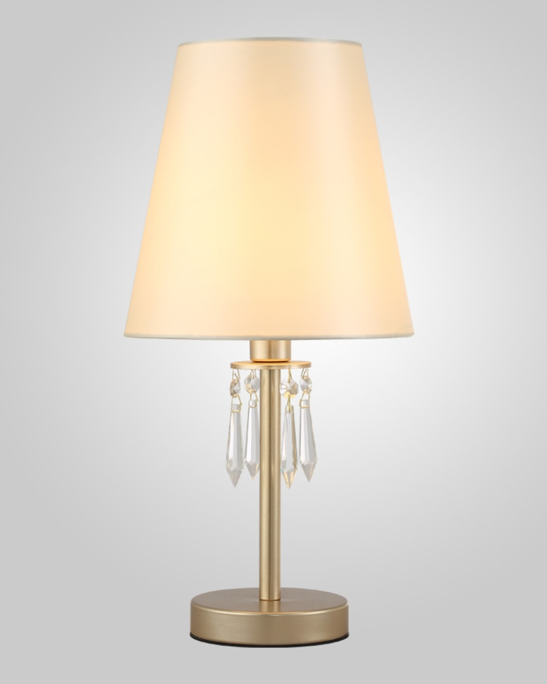 Настольная лампа Crystal Lux RENATA LG1 GOLD бра crystal lux renata ap1 silver