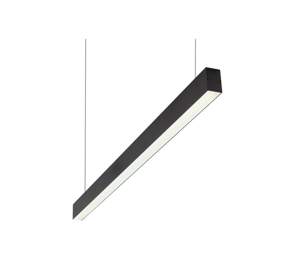 Линейный подвесной светильник Denkirs DK9154-BK, цвет черный