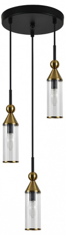 Подвесной светильник Indigo Torazzo 13037/3S Black 