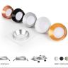 Корпус светильника встраиваемый для насадок D70mm Ambrella light Diy Spot C7623