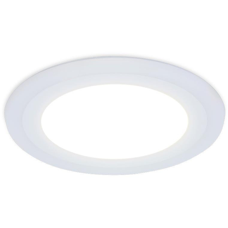 Встраиваемый точечный светильник с подсветкой Ambrella light Downlight DCR363, цвет белый - фото 4