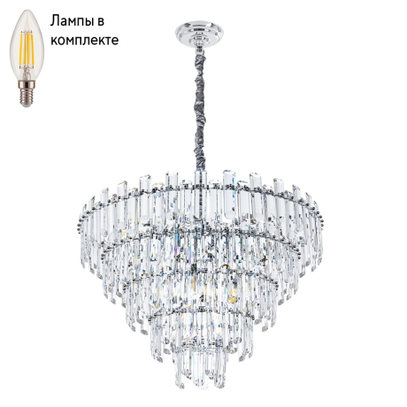 Люстра подвесная с лампочками DIVINARE 3511/02 LM-16+Lamps 