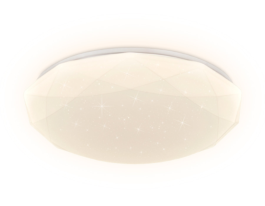 Светодиодный светильник c подсветкой RGB и ПДУ (инфракрасный) Ambrella light Dance FF417, цвет белый - фото 2