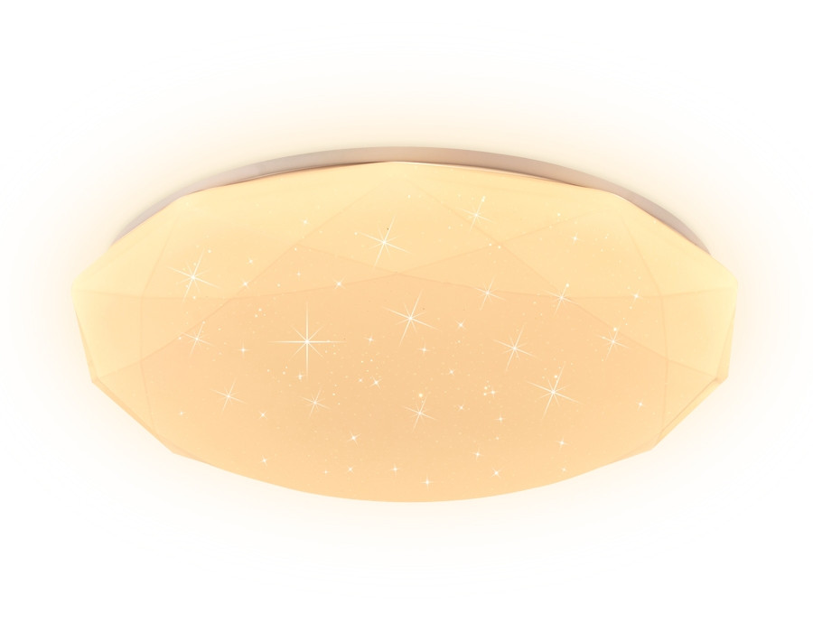 Светодиодный светильник c подсветкой RGB и ПДУ (инфракрасный) Ambrella light Dance FF417, цвет белый - фото 3