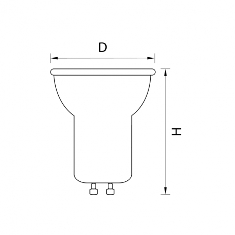 Светодиодная лампа GU10 3W 3000К (теплый) LED Lightstar 940952 