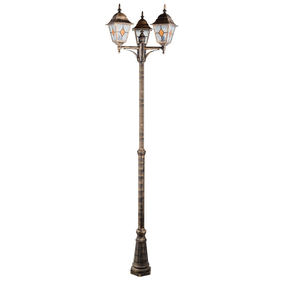 Уличный светильник-столб в наборе с 3 Led лампами. Комплект от Lustrof №618737-708682