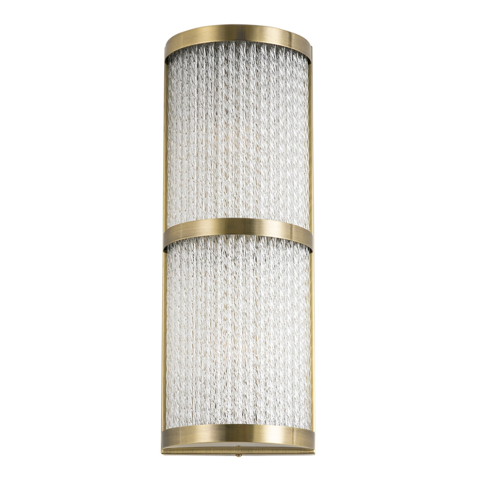 Настенный светильник с 2 LED лампами. Комплект от Lustrof №648832-709213, цвет античная бронза