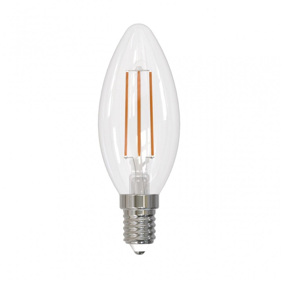 Филаментная светодиодная лампа E14 9W 4000K (белый) Sky Uniel  LED-C35-9W-4000K-E14-CL PLS02WH (UL-00005161), цвет серый