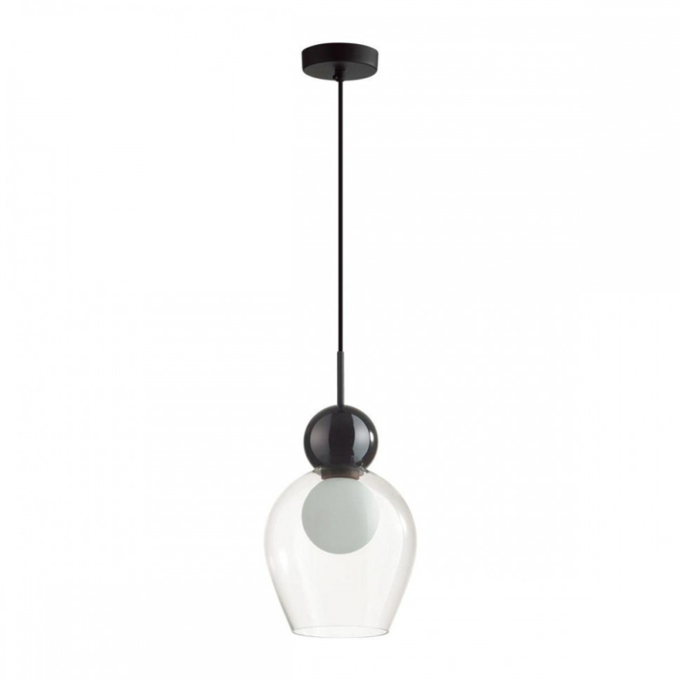 Подвесной светильник с лампочкой Odeon 5023/1+Lamps, цвет черный 5023/1+Lamps - фото 2
