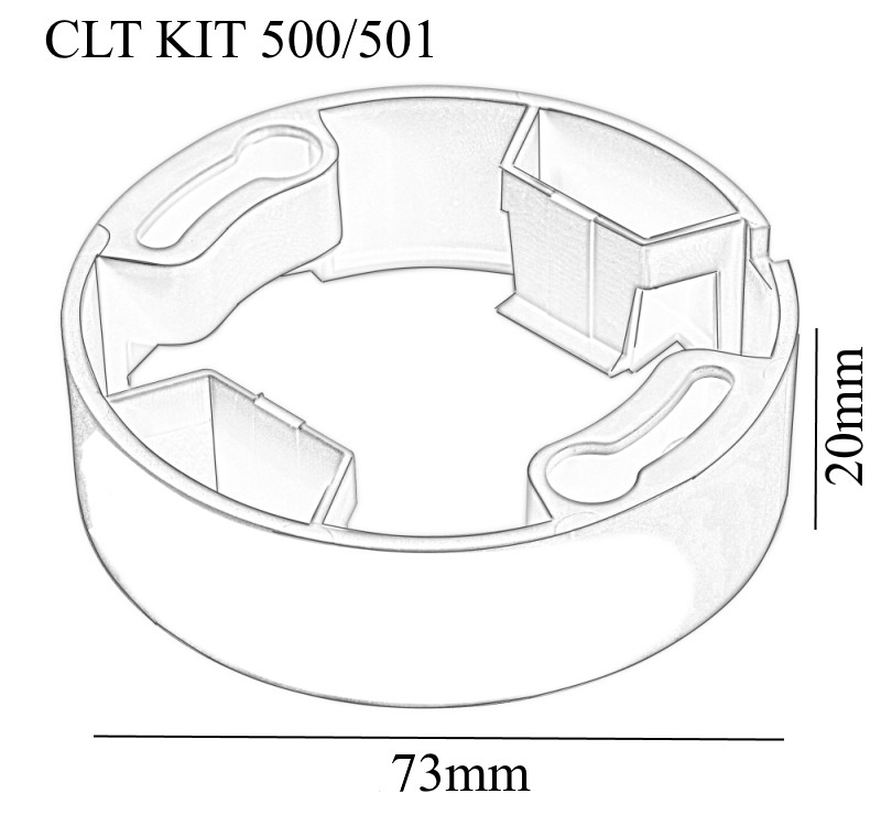 Переходник для CLT 500/501 Crystal Lux CLT KIT 500/501, цвет белый