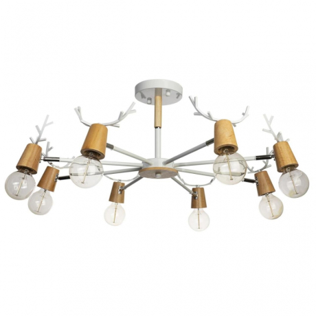 Люстра на штанге LOFTIT Sven 10024/8 White 