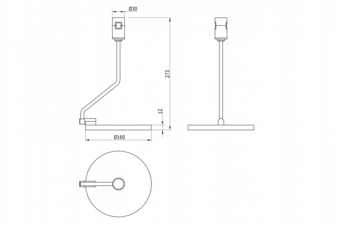 Магнитный LED светильник 15W 3000К для модульной системы Disco Donolux DL20240M15W1 