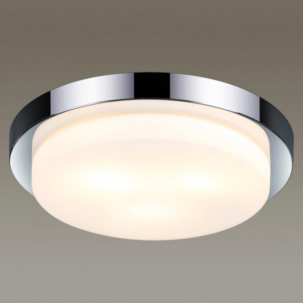 2746/3C Настенно-потолочный влагозащищенный светильник Odeon Light Holger, цвет хром 2746/3C - фото 3